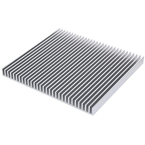 LEDクーラー用大型アルミニウムヒートシンク200 x 220 x 18mm30フィンヒートシンクボード