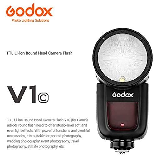 Godox V1-S フラッシュストロボ 8000 480フルパワーショット10レベル