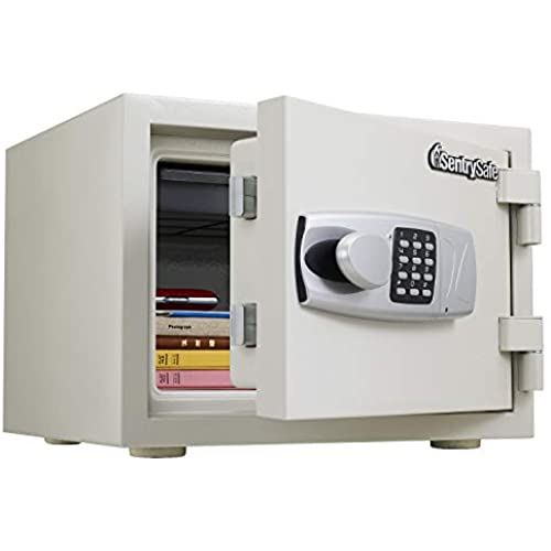 SENTRY (セントリー) JIS認証1時間耐火金庫 15L A4フラットファイル テンキー式 JBS-NT310H 約15.0L(容量)