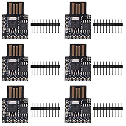 ACEIRMC 6個 Digispark Kickstarter Attiny85 ジェネラルマイクロUSB開発ボード