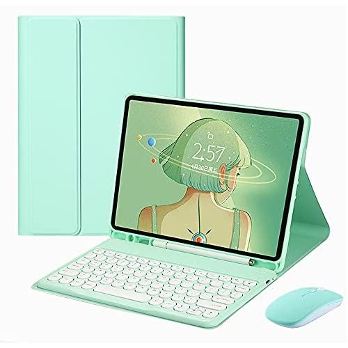 マウス付き 2021モデル iPad mini 6キーボードケース 薄型 ペンシルホルダー 丸いキー iPad mini 8.3インチ 第6世代 分離式 ワイヤレスマウスとキーボードセット アップルペン収納 人気 ... 9,372円