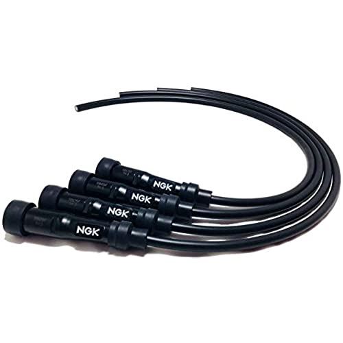 12264円 贈る結婚祝い NGK プラグコードセット 黒 4本 CBX400F CBR400F CBX550F CBX750F FJ1100 1200 GSX400F FZ250等