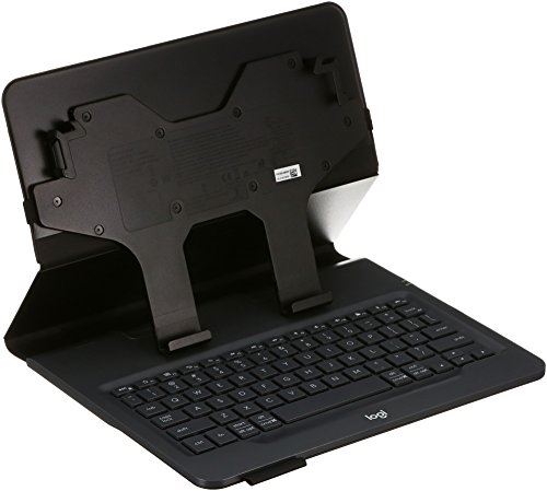 ロジクール 鍵盤 9-10inのiPad/Android/Windows経口避妊薬相応う uK1050BK 黒いこと 鍵盤付経口避妊薬入れもの iOS ANDROID WINDOWS os相応う