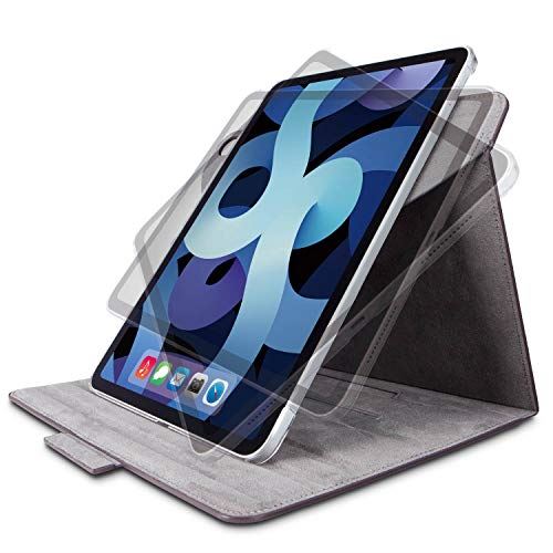 エレコム iPad Air 10.9 第4世代 (2020年) ケース 手帳型 ヴィーガンレザー 360度回転 ブラック TB-A20M360BK レザーケース/手帳型/360度回転 8,953円