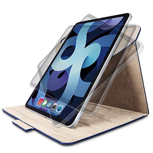 エレコム iPad Air 10.9 第4世代 (2020年) ケース 手帳型 ヴィーガンレザー 360度回転 ネイビー TB-A20M360NV レザーケース/手帳型/360度回転 9,191円