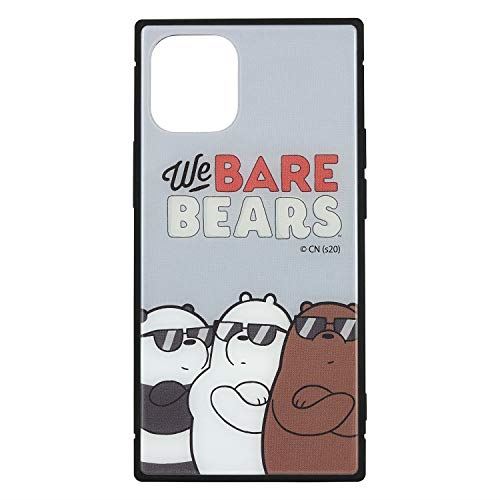 グルマンディーズ ぼくらベアベアーズ iPhone12 mini(5.4インチ)対応 スクエアガラスケース サングラス WBB-02B ブルー