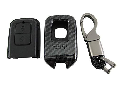 BRIGHTZ シャトルハイブリッド GP7 GP8 カーボン調スマートキーケース 黒 【 KEY-CASE-027 】 GP P7 P8 7 8 シャトル ハイブリッド シャトルハイブリット シヤトルハイブリッド