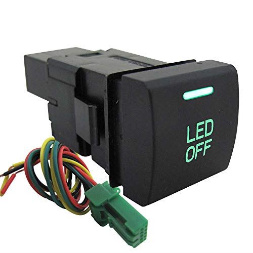 LEDポジション ON/OFFスイッチ / グリーン / Cタイプ / ワゴンRスマイル MX81S MR91S 互換品 MX81S/MX91S
