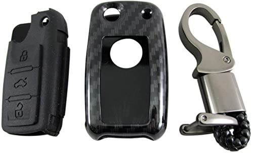 BRIGHTZ ニュービートルカブリオレ 1YAZJ カーボン調スマートキーケース 黒 【 KEY-CASE-010 】 1YA 1Y YA AZJ ZJ フォルクスワーゲン VW ニュービートル カブリオレ ニュー