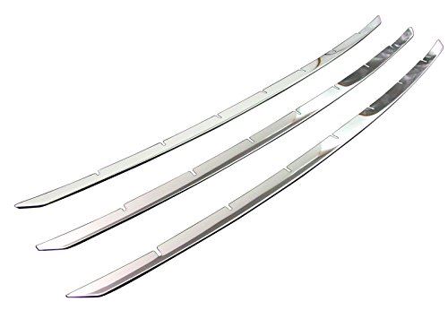 BRIGHTZ メビウス 40 41 後期 超鏡面ステンレスメッキフロントバンパーモール 3PC Bタイプ 【 FBUM-MOL-032 】 ZVW40N ZVW41N ZVW W40 W41 40 41 21605