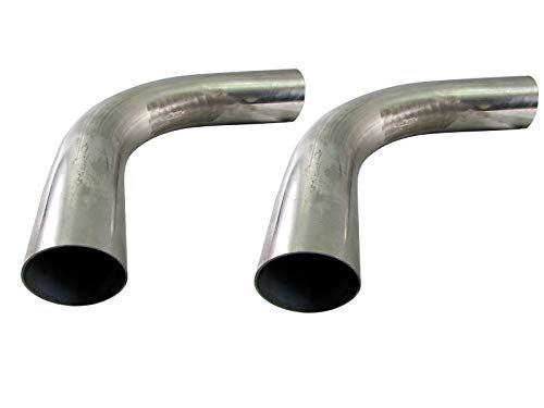 BRIGHTZ 60Φ 90度 ステンレス 曲げパイプ 1.2mm厚 2PC 【 CUR－PIPE－005－2PC 】 60パイ 60φ 90°