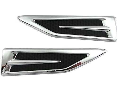 BRIGHTZ ハリアーハイブリッド AXUH80 AXUH85 メッキフェンダーガーニッシュ カーボン調 【 AIR−LOU−011 】 XUH80 XUH85 UH80 UH85 H80 H85 80 85 ハリアー|WES STORE