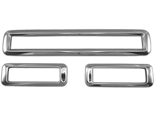 BRIGHTZ eKクロススペース 34 35 37 38 ステンレスリアエアコンリング 3PC サテンシルバー 【 INT&minus;ETC&minus;508 】 B34A B35A B37A B38A eK クロススペース クロス｜WES STORE