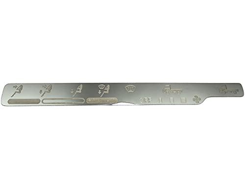 BRIGHTZ スクラムトラック DG16T 超鏡面ステンレスメッキエアコンスイッチパネル DG16 DG G16 16 スクラム トラック