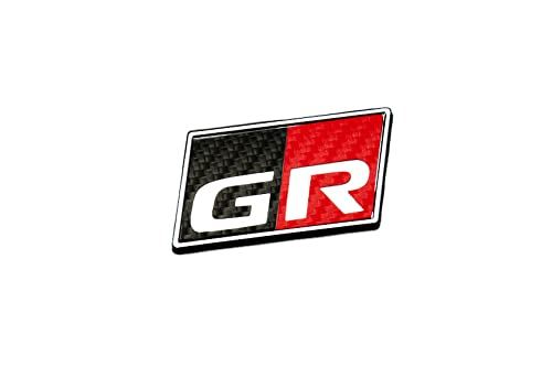 Grazio&Co. GRヤリス カーボンルックGRプレート サイドRH用 TYPE-A BK*RED