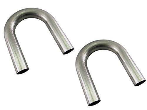 BRIGHTZ 48Φ 180度 ステンレス 曲げパイプ 1.2mm厚 2PC 【 CUR−PIPE−015−2PC 】 48パイ 48φ 180°|WES STORE