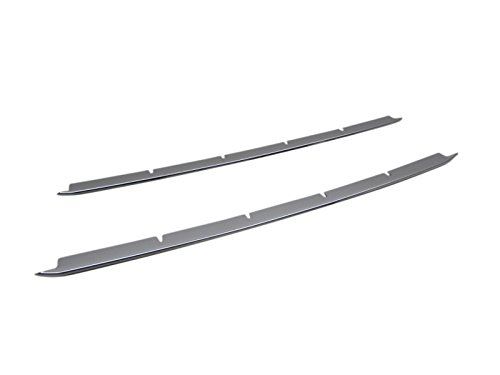 BRIGHTZ ノア 80 85 後期 超鏡面ステンレスメッキフロントバンパーモール 2PC 【 FBUM－MOL－064 】 ZRR80G ZRR80W ZRR85G ZRR85W ZWR80G ZWR80W