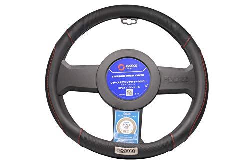 SPARCO-CORSA スパルココルサ ステアリングカバー Sサイズ ブラック SPC1113BKJ_S