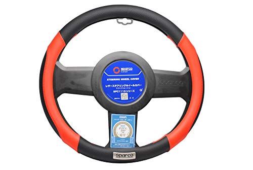SPARCO-CORSA スパルココルサ ステアリングカバー Sサイズ レッド SPC1113RSJ_S|WES STORE