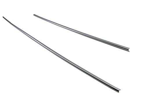 BRIGHTZ ステラカスタム LA150F LA160F 後期 超鏡面ステンレスメッキフロントバンパーモール 2PC 【 FBUM－MOL－066 】 LA LA150 LA160 A150 A160 ステラ カスタム