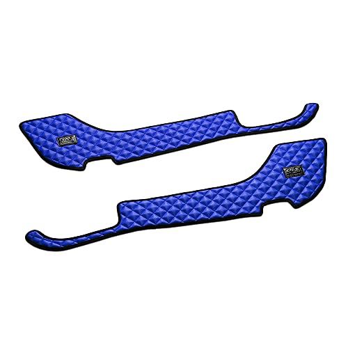 DAD ギャルソン 210系 クラウン D.A.D ドア キックガード 1列目用 左右セット [キルティングブルー] GARSON KH018-01-03｜WES STORE