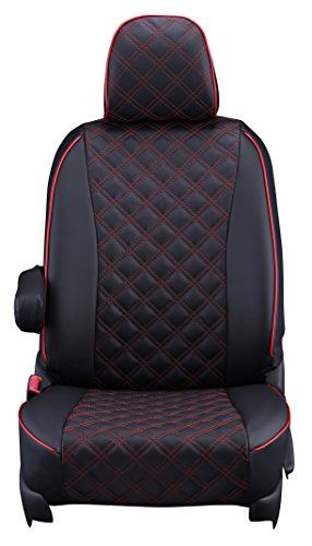 クラッツィオ シートカバー フレアワゴン カスタムスタイル/スペーシア カスタム MM53S / MK53S H30/2~ Clazzio キルティング ブラック×レッド ES-6303 35,393円