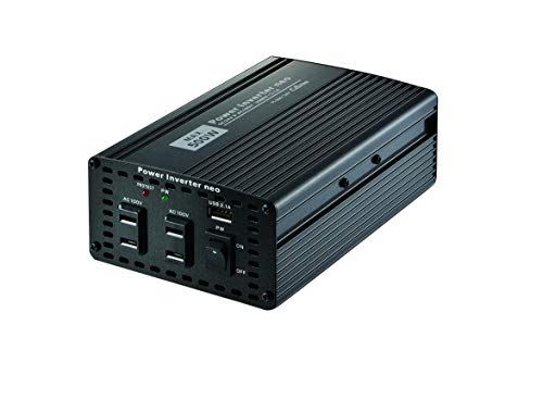 セルスター(CELLSTAR) コンパクトタイプインバーター PI-500/24 AC100V(定格出力400W/最大出力500W) USB5V(定格出力2.1A/最大出力2.4A) DC24V専用