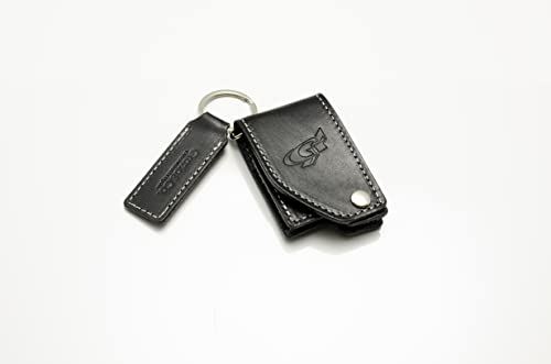 Grazio&Co.栃木レザーキーケースMODEL-２ TYPE-A BK*SIL