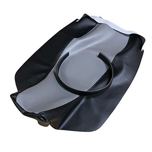 ヤマハ　TT250Rレイド　4GY　 専用設計 シートカバー日本製(厚手生地)【生地色：グレー・ブラックツートン/タンデムベルト付き】張替タイプ　CHRIS-YCH2076-C700C10B36