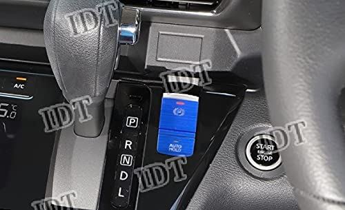 IDT ミニウエス付 日産 B44 ルークス ダミー ステアリング スイッチ パネル カバー インテリアパネル パーツ グレード アップ 内装 パーキングスイッチカバー ブルー