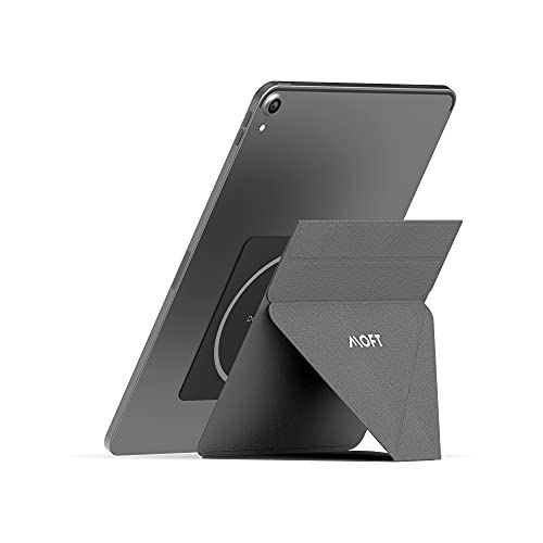 MOFT magsafe対応のタブレットスタンド Snap-On Magsafe マグセーフ iPad iPadair iPadpro アイパッド 軽量 薄型 縦置き 横置き マルチアングル機能 (Gray)|WES STORE