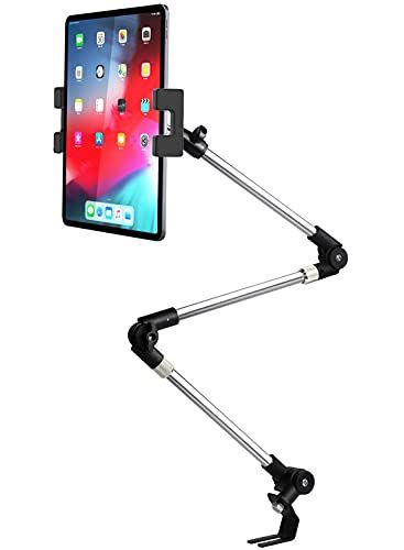 woleyi 車載ホルダー 前席タブレットホルダー カーシートボルトマウント タブレットスタンド カーホルダー助手席 スマートフォンスタンド 重型 3セクションアルミニウムアームスタンド 900mmスーパーロングアーム ...|WES STORE