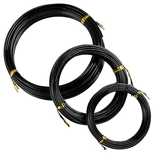 LEMESO 針金 アルミ線 ワイヤークラフト ソフトワイヤー 36m入 1mm 1.5mm 2mm