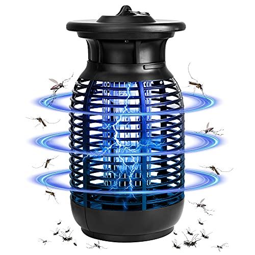 AUGYMER 電撃殺虫器 捕虫器 蚊取り器 明かり柵 雨合羽殺虫ともし火 電撃殺虫灯 虫取り器 虫失くするUV明かり吸い付ける式 誘蛾灯 ご機嫌力強さ 明かりぼうぜん自失 虫除け 医薬品当て嵌めるなし 森閑とした 省エネ 乳呑み子や愛玩動物にも楽になること ... 虫除け・殺虫剤-捕獲・誘引器-日用消耗品