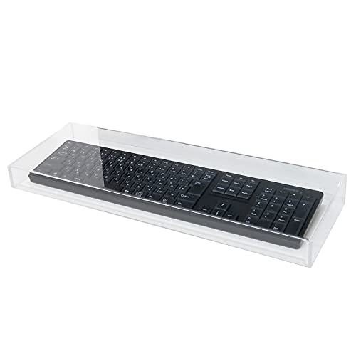 BBEST キーボードカバー 【ホコリ・猫対策】 アクリル クリア 防塵 透明 録音 収録 編集 スタジオ 展示会 490×203×57mm AKC-CL
