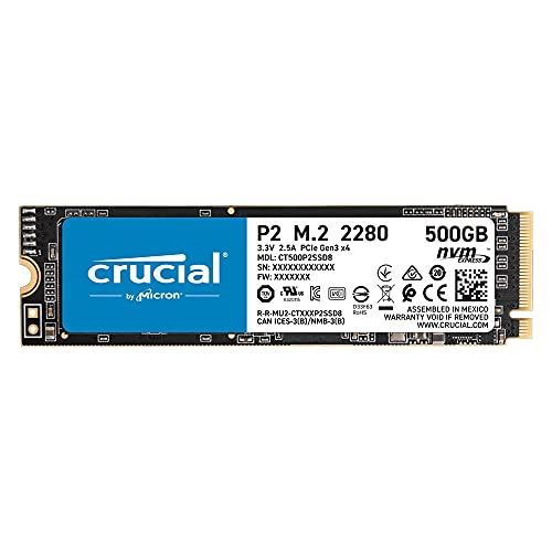 Crucial クルーシャル P2シリーズ 500GB 3D NAND NVMe PCIe M.2 SSD CT500P2SSD8 [並行輸入品]