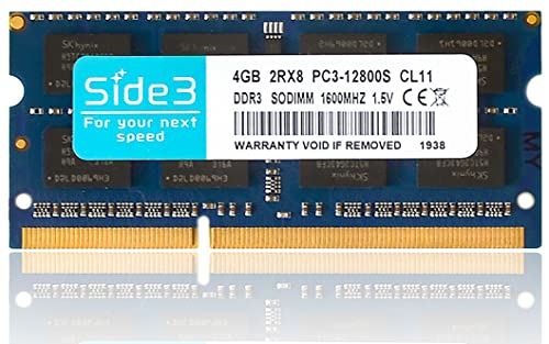 特別訳あり特価】 Side3 ノートパソコン メモリ DDR3-1600 PC3-12800S