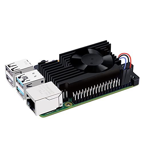 Raspberry pi 4 4B 4GB ラズパイ4 ヒートシンク付き Raspberry Pi 4B用 ヒートシンクキット Black Aluminum: 開発