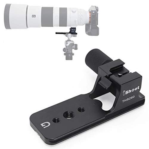 iShoot CNC航空アルミニウムのレンズサポート襟交換フット、リング式三脚座専用交換型スタンド、三脚マウントリングサポートベース, Sony FE 200-600mm f/5.6-6.3 G OSS Lens ...|WES STORE