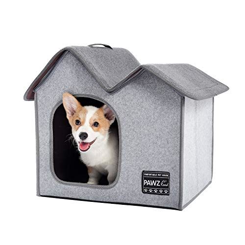 Pawz Road 犬ハウス ベッド 猫 折り畳み式 持ち運びやすい ドーム型 寒さ対策 室内用 老犬 子犬 介護用 祝日