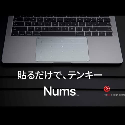 (NEW!!)【Nums macbook pro 14 M1(PRO/MAX)】 ナムス trackpad cover トラックパッドカバー tenkey テンキー launcher ランチャー(macbook macbookpro14 M1(PRO/MAX)
