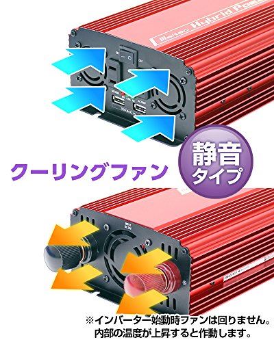 ネイビーシー メルテック 車載用 インバーター 2way(USB&コンセント