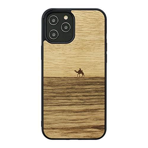 Man\u0026Wood iPhone 12 Pro Max 容れもの 木製 [ リンバ 薄型 白木 取りまかなう 牢固たる 変わり種 ストラップホール Qi申し受ける 無線電話申し受ける アイフォン 12 労働者階級 マックス 取りまかなう ] Terra I19258i12PM
