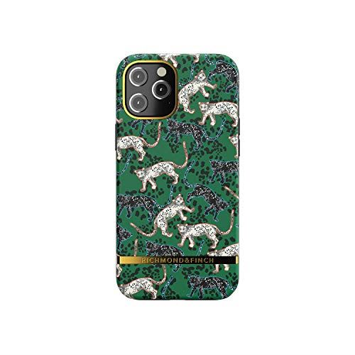 Richmond & Finch iPhone 12 Pro Max ケース [ 北欧 デザイン ハイブリッド 耐衝撃 Qi充電 ワイヤレス充電 アイフォン 12 プロ マックス カバー ] FREEDOM CASE アニマル Green Leopard RF19323i12PM｜WES STORE