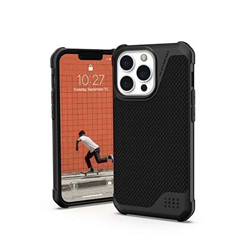 URBAN ARMOR GEAR iPhone 13 Pro(6.1) 2021対応耐衝撃ケース METROPOLIS LT ケブラーブラック UAG-IPH21MB-FLT-KB｜WES STORE