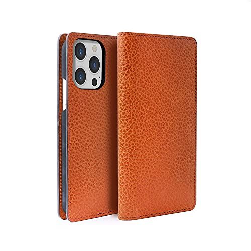 ABBI SIGNATURE iPhone 13 Pro 万覚え帳型 入れもの 本革 イタリアンなめし革 日本製 御手々御手伝いさん 歌留多納める 3枚 BELUGA タン ABS21813i13PTN