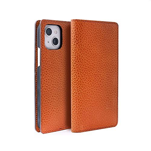 ABBI SIGNATURE iPhone 13 入れもの 万覚え帳型 BELUGA なめし革イタリアン本革 [ ベジタブルタンニンレザー ベルーガ 日本製 御手々御手伝いさん 歌留多納める ] タン ABS21799i13TN