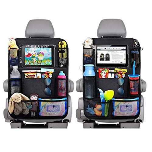 Easyhouse シートバックポケット 2枚 カーシートポケット 車用シートポケット 車用収納ポケット 子供用品 収納ボックス 車用 後部座席 収納 リアシート用ポケットカー 防水防汚 耐久性
