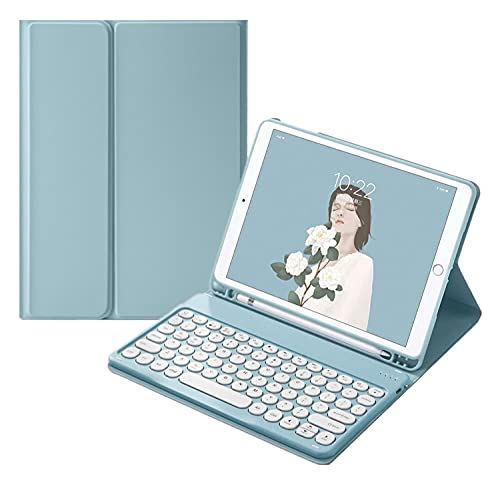 iPadPro12.9 第5世代 第4世代 第3世代 キーボード ケース 丸型キー 可愛い カラーキーボード カラフル アイパッド iPad Pro 12.9 インチ 2021 丸い 分離式 キーボード付き カバー ... iPadPro12.9(2021/2020/2018) 黒
