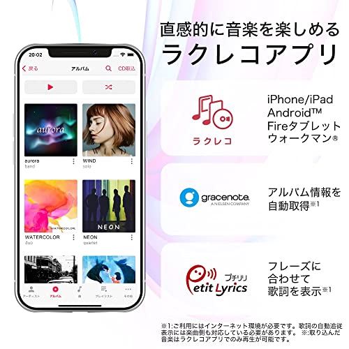 New バッファロー Iphone スマホ Dvd 再生 Cd 取り込み Dvdプレーヤー Cdレコーダー パソコン不要 Wi Fiモデル ラクレコ Dvd再生対応モデル ホワイト Fucoa Cl